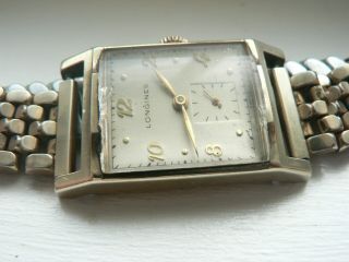 Vintage Longines 9l,  17 Jewel Mens Watch 10k Gold Filled Case