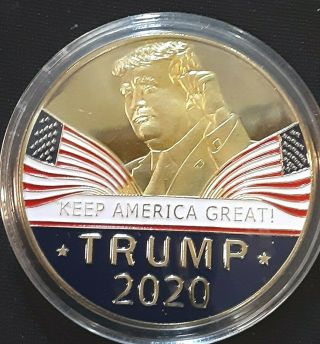 Donald Trump 2020 Keep America Great Commemorative Challenge Eagle Coin