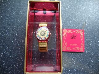 Vintage Swatch Watch Swatch Xmas By Xian Lax Christian Lacroix 1994 Gz 140