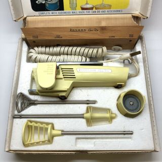 Vintage Ronson Can - Do Can Opener Mixer,  Whipper,  Masher,  Knife Sharpener 1960s