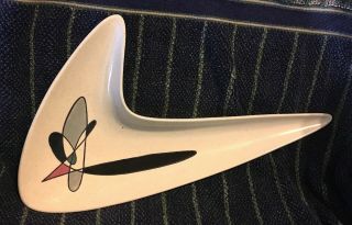 Vintage Metlox Poppytrail Contempora Freeform Boomerang Serving Bowl 16 "