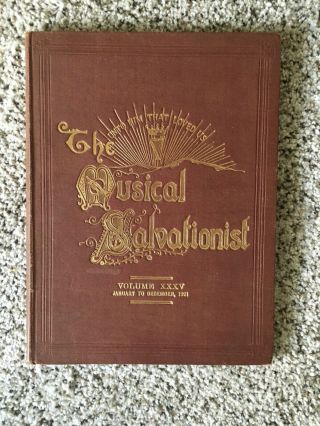 Salvation Army Musical Salvationist 1921 Vintage Music Book