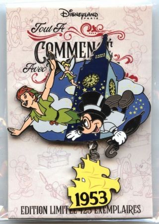 Dlp - Pin Trading Event - It All Started With A Mouse - Peter Pan 1953 Pin