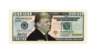 American Art Classics Pack Of 50 - Donald Trump 2020 Re - Election Presidential Do