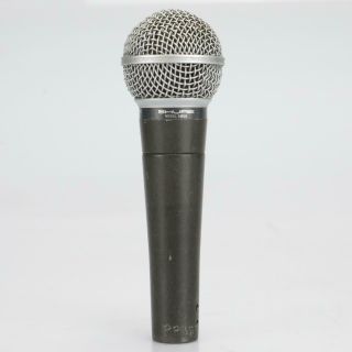 Vintage Shure Sm58 Dynamic Microphone Dual Impedance 50 & 150 Ohms 40121