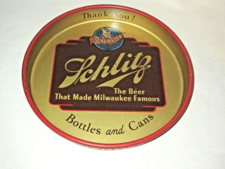 Vintage 1930s Schlitz Brewing Co No 708 Metal Beer Tray