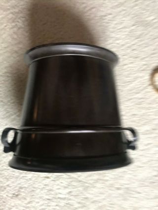 Very neat Old/Antique Chinese/Japanese bronze bucket: 8 - 1/4 