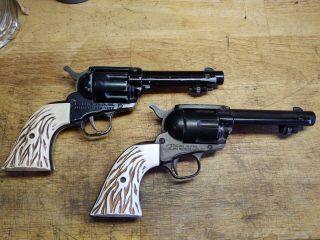Vintage Crosman Hahn Jc Higgins " 45 " Colt Single Action Co2 Bb Gun/revolver