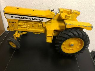 Vintage Ertl Minneapolis Moline G1000 Tractor - Yellow - 1/16 Scale