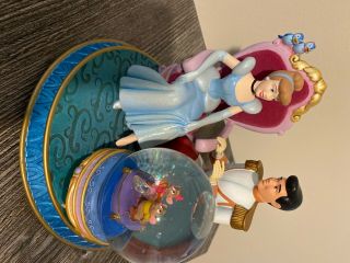 Disney Cinderella Musical Snow Globe “ Dream Is A Wish Your Heart Makes”