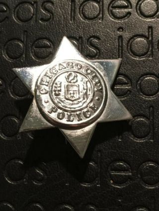 Chicago Police Officer,  Badge Lapel Pin,  Vintage