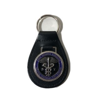 Ny State Troopers Surgeon Helping Troopers Stay Strong Keychain