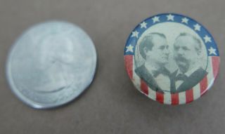 1896 William Jennings Bryan/Arthur Sewall Presidential Campaign Cufflink Button 2