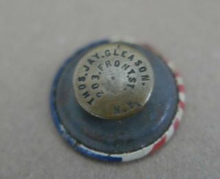1896 William Jennings Bryan/Arthur Sewall Presidential Campaign Cufflink Button 3