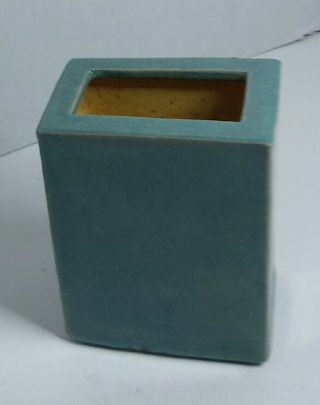 Chinese Opium Pillow Pots Vase Teal Green Antique Vintage Early 1900’s