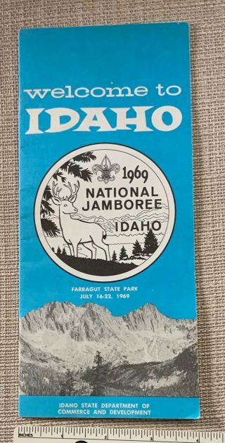 Vintage 1969 National Jamboree Boy Scout Souvenir Booklet Welcome To Idaho Bsa