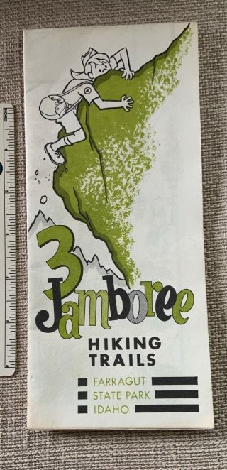 1969 National Jamboree Boy Scout Souvenir Booklet Hiking Trails Farragut Idaho