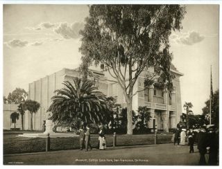 C.  1910s San Francisco Golden Gate Park Midwinter Memorial Museum Photo
