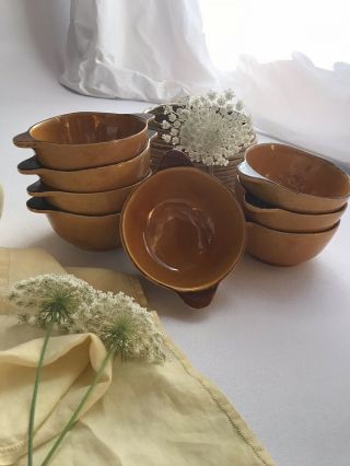 Terre É Provence Vintage French Pottery - Soup Bowls - Set Of 8