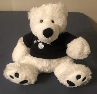 Bowdoin College Plush Polar Bear Mascot Wearing Shirt Maine