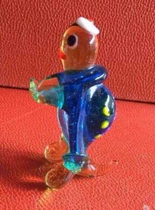 Handmade Sea Turtle Art Glass Blown Sea Animal Figurine