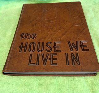1949 Hughes High School Yearbook Cincinnati,  Ohio “the House We Live In”
