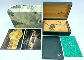 Vintage Rolex Watch Case Box 14270 Explorer Booklet Oyster 091804