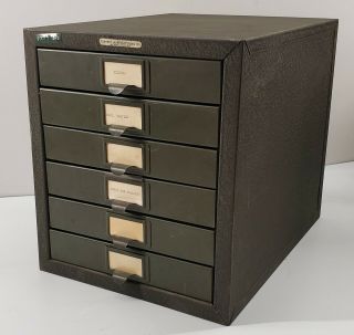 Vintage Kennedy 5 Drawer Machinist Cabinet Parts Hardware Organizer Tool Box