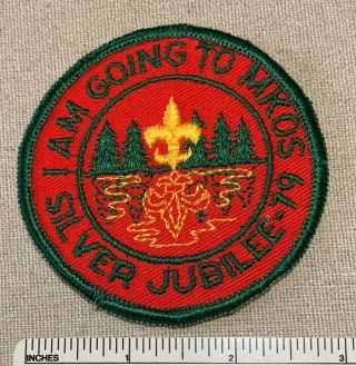 Vintage 1979 Mach - Kin - O - Siew Boy Scout Camp Patch I 