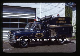 Irwin Pa 1960s Gmc Foam Unit Fire Apparatus Slide