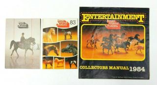 Set Of 3 Vintage Breyer Animal Creations Model Horse Catalogs 1982 - 1983 - 1984