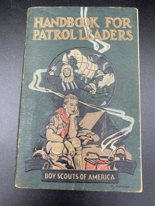 Boy Scout Handbook For Patrol Leaders 1929