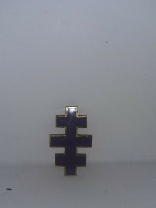 Masonic knights templar Award decal 1957 grand encampment and honor purple cross 3