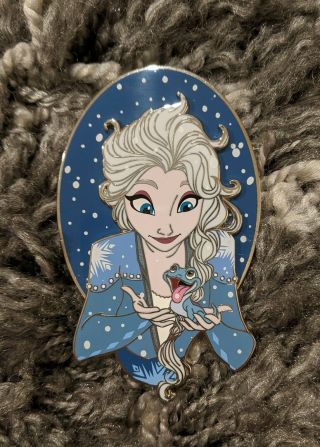 Disney Frozen 2 Fantasy Pin - Elsa And Bruni - Limited Edition Le 35