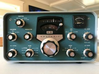 Vintage Heathkit Sb - 303 Ham Radio Receiver - Missing Power Cord Parts/restoration