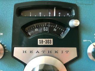 Vintage HEATHKIT SB - 303 Ham Radio Receiver - missing power cord parts/restoration 2