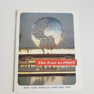 1964 - 65 Ny Worlds Fair - " The Fair In 1965 " Report -,  Never Opened
