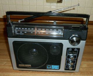Vintage Ge Superadio Ii 7 - 2885d Long Range Am/fm Radio Great