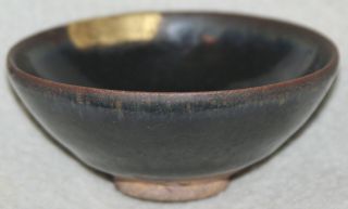 Chinese Republic Period Song Dynasty Style Black Glazed Stoneware Tea Bowl