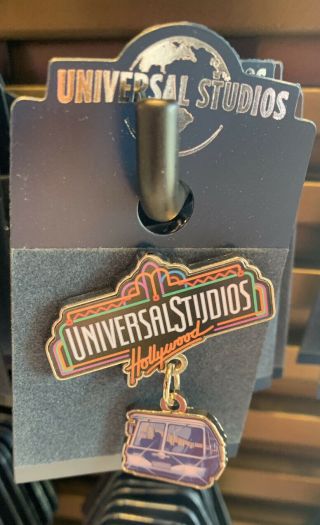 Universal Studios Hollywood Exclusive Retro Logo And Tram Pin