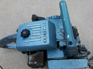 Vintage Homelite XL Chainsaw w late 1960 ' s 3
