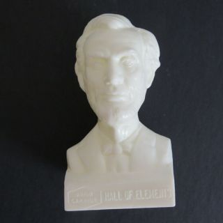 Vtg Lincoln Wax Mold - A - Rama Bust Chicago Museum Of Science & Industry Souvenir