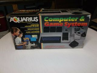 Vintage Mattel Aquarius Home Computer System Video Game Console & Mini Expander