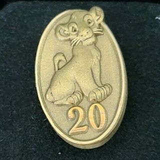 Disney - Wdw - Cast Member - Simba - 20 Year Service Award Pin - Still