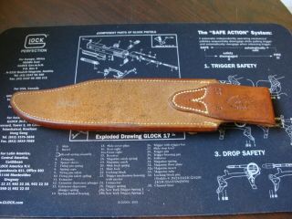 Vintage Randall Made Knives Model 12 - 9 " Sportsman Bowie " Johnson Rb Sheath