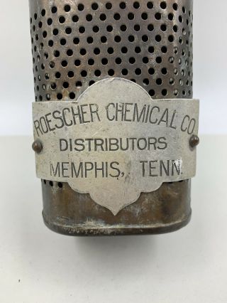 1920 ' s U.  S.  Sanitary Specialties Corp.  Roescher Chemical Disinfectant Dispenser 2