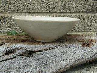 Antique Chinese Ceramic Bowl - White Glazed Song / Yuan Dynasty