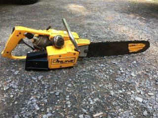 Orline Mustang Chainsaw,  Orig Orline Mustang Vintage Chainsaw Or Mustang Saw