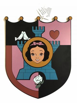 Rare Disney Fantasyland Tin Sign Snow White Limited Ed.  Of 1500 50th Anniversary