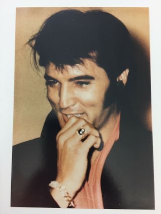 Elvis Presley Rare Vintage Kodak Photo Face Close Up Authentic Kodak